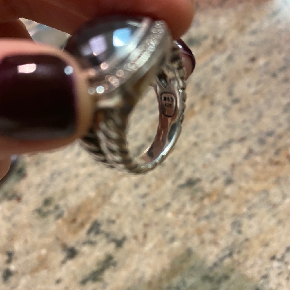 David Yurman 14mm Albion with diamonds ring - Picture 7 of 7